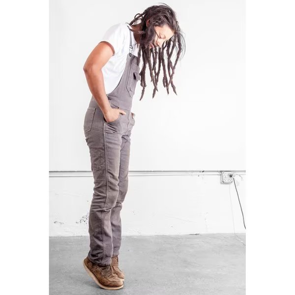 Freshley Overall - Dark Grey Canvas 18x30, Dovetail Workwear, Mfr#: DWF18O1C-030-18x30